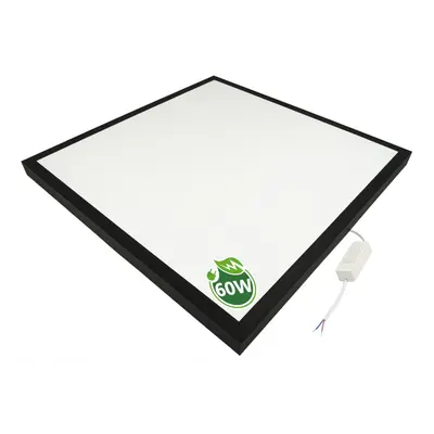 LED panel povrchový černý - 60x60 - 60W - neutrální bílá