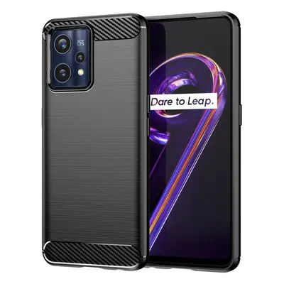 Ohebné pouzdro Carbon Case Realme 9 Pro + (9 Pro Plus) černé