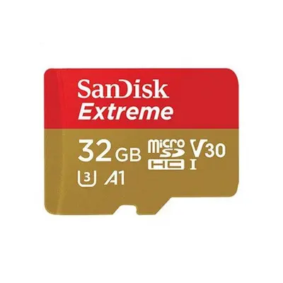 Paměťová karta SanDisk Extreme microSDHC 32GB 100/60 MB/s V30 A1 U3 4K (SDSQXAF-032G-GN6MA)