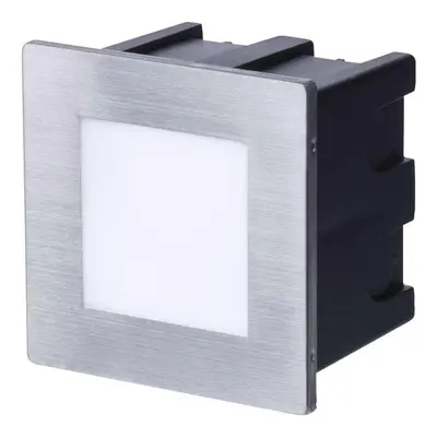 LED orientační vestavné svítidlo AMAL 80×80 1,5W neutr. bílá,IP65