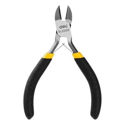 Kleště štípací boční Deli Tools EDL20025, 5" (žluté)