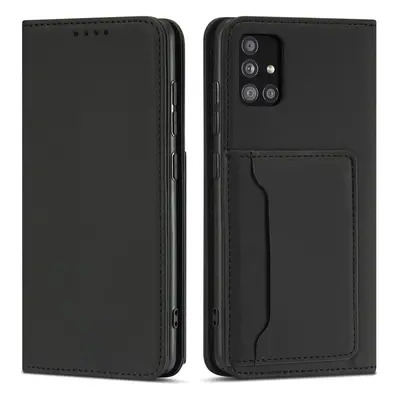 Magnetické pouzdro na karty pro Xiaomi Redmi Note 11 Pro, peněženka, pouzdro na karty, černé