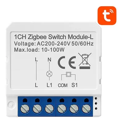 ZigBee Avatto LZWSM16-W1 Bezutrální inteligentní zásuvkový spínač TUYA