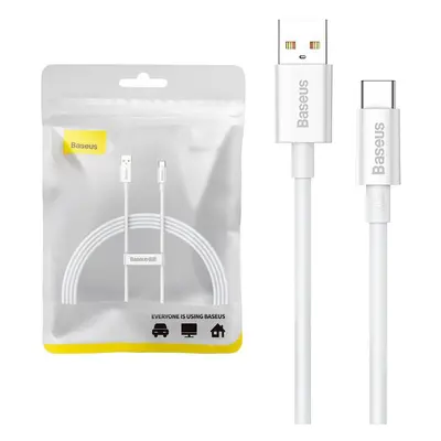 Baseus Superior 100W kabel USB na USB-C 1,5 m (bílý)