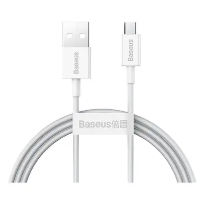 Kabel USB na micro USB Baseus Superior Series, 2A, 1m (bílý)