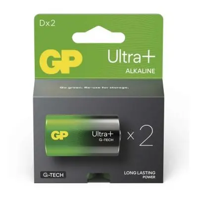 Alkalická baterie GP Ultra Plus D (LR20)