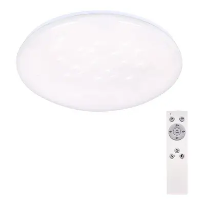 Solight LED stropní světlo Star, kulaté, 24W, 2400lm, dálkové ovládání, 37cm