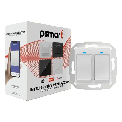 PSMART Switch 2 obvody plast RM B WiFi TUYA