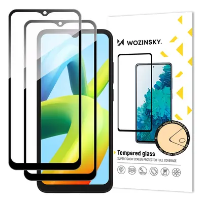 Wozinsky Full Glue Tempered Glass 2x tvrzené sklo pro Xiaomi Redmi A2 / Redmi A1 9H přes celou o