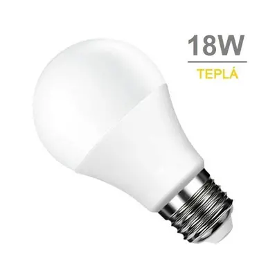 LED žárovka 18W 27xSMD2835 1820lm E27 CCD TEPLÁ