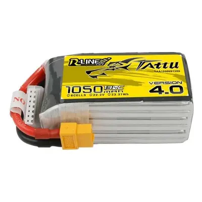 Baterie Tattu R-Line 4.0 1050mAh 22,2V 130C 6S1P XT60