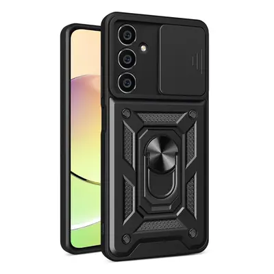 Pancéřové pouzdro Hybrid Armor Camshield pro Samsung S23 FE s krytem fotoaparátu - černé