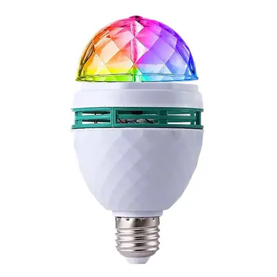 MA25-RGB-3W | Otočná žárovka disco koule | RGB LED projektor | závit E27