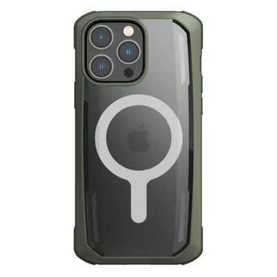 Raptic X-Doria Secure Case pouzdro pro iPhone 14 Pro s MagSafe pancéřované zelené pouzdro