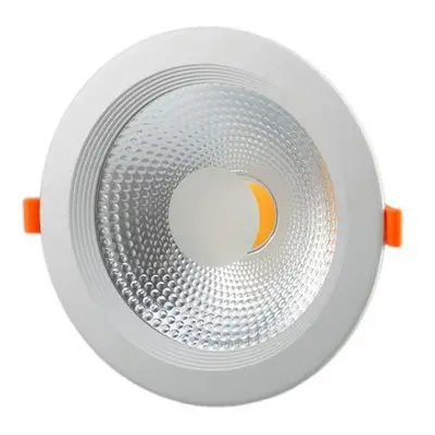 LED SPOT COB panel vestavný 15W 175mm 1200lm 230V, TEPLÁ BÍLÁ