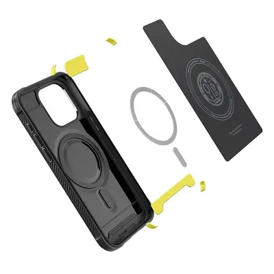 Spigen Rugged Armor Mag pouzdro s MagSafe pro iPhone 15 Pro - matně černé