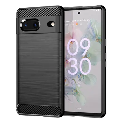 Ohebné pouzdro Carbon Case pro Google Pixel 7 černé