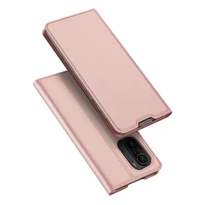 Dux Ducis Skin Pro pouzdro s flipovým krytem Xiaomi Redmi K40 Pro+ / K40 Pro / K40 / Poco F3 růž