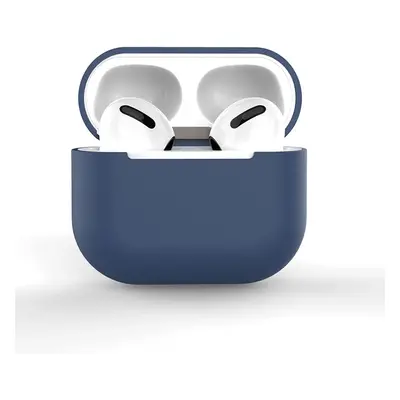 Pouzdro pro AirPods Pro silikonové měkké pouzdro na sluchátka modré (pouzdro C)