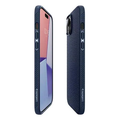 Pouzdro Spigen Liquid Air pro iPhone 15 Plus - modré