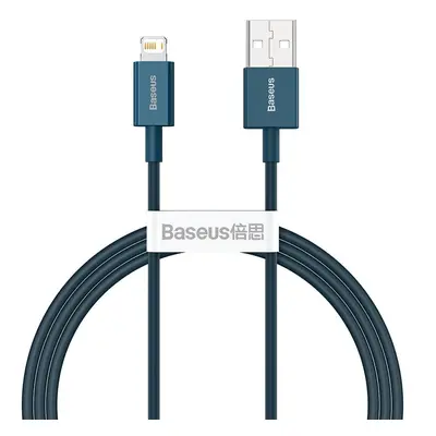 Kabel USB-Lightning Baseus Superior Series, 2,4 A, 1 m (modrý)