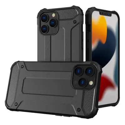 Hybrid Armor iPhone 14 Pro obrněné hybridní pouzdro černé