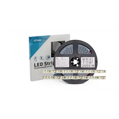 LED pásek 12W/m 130lm/W PRO 3Y 24V 128 LED/m 2835 SMD studená bílá