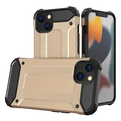 Hybrid Armor pancéřovaný hybridní kryt iPhone 13 mini zlatý