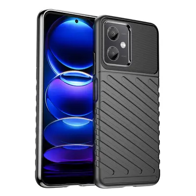 Thunder Case Xiaomi Poco X5 5G / Redmi Note 12 5G silikonové pancéřové pouzdro černé