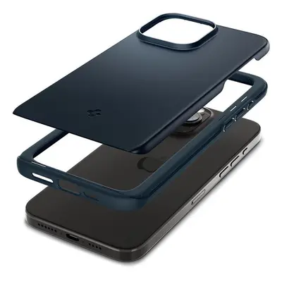 Pouzdro Spigen Thin Fit pro iPhone 15 Pro - tmavě modré