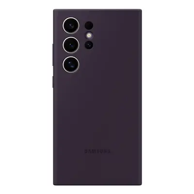 Silikonové pouzdro Samsung EF-PS928TEEGWW pro Samsung Galaxy S24 Ultra - tmavě fialové