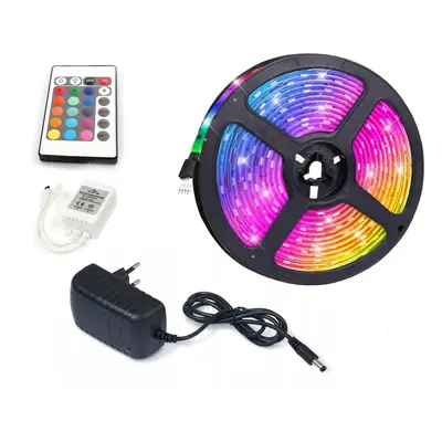 LED pásek - RGB 5050 - 5m - 30LED/m - 36W/5m - IP20 - SADA