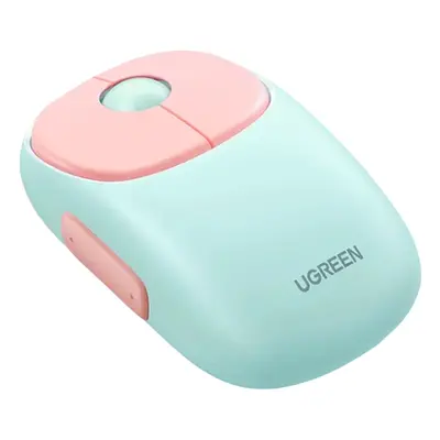 Bezdrátová myš Ugreen MU102 FUN+ Bluetooth / 2,4 GHz - růžová