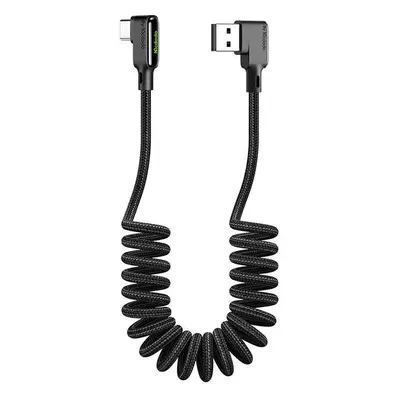 Kabel USB na USB-C, Mcdodo CA-7310, úhlový, 1,8 m (černý)