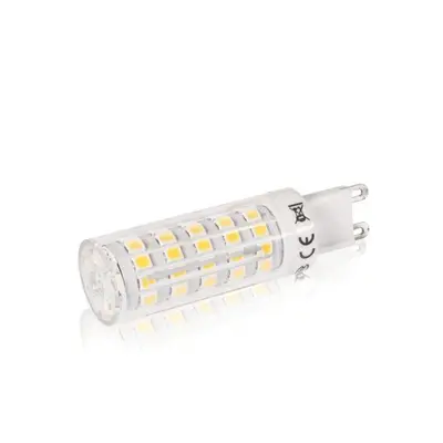 LED žárovka 8W 64xSMD2835 G9 806lm TEPLÁ BÍLÁ