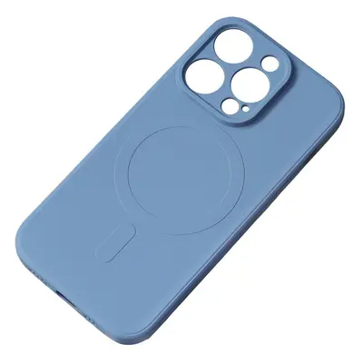 Silikonové magnetické pouzdro iPhone 14 Plus Silicone Case Magsafe - tmavě modré