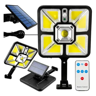 LED solární lampa s pohybovým senzorem + dálkový ovladač TANGA 30W