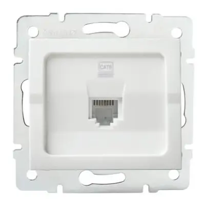 Kanlux 25109 LOGI Datová zásuvka RJ45Cat 6 Jack - bílá