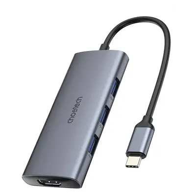 Adaptér 7 v 1 Choetech HUB-M19 USB-C