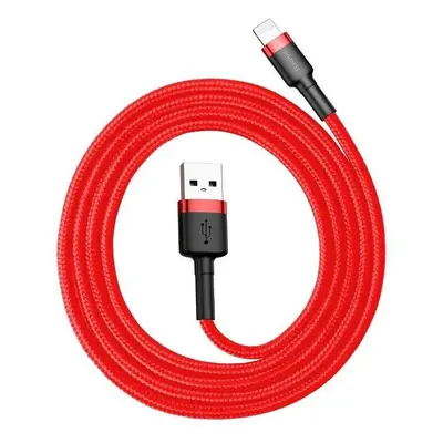 Kabel Lightning USB Baseus Cafule 2A 3m (červený)