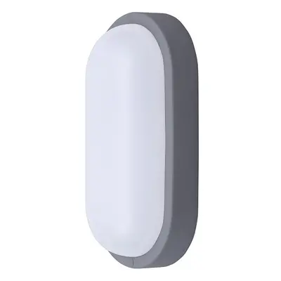 Solight LED venkovní osvětlení oválné, 20W, 1500lm, 4000K, IP54, 26cm, šedá barva