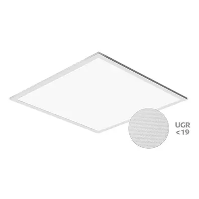 LED PANEL THIN UGR vestavný čtvercový 600x600 40W - neutrální (Ra>80)