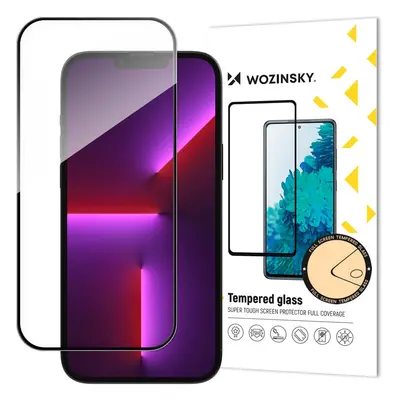 Case Friendly Wozinsky Full Glue tvrzené sklo přes celou obrazovku s rámečkem iPhone 15 Pro - če