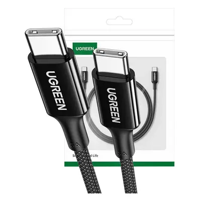 Kabel USB-C na USB-C Ugreen US557, 100W, 5A (černý)