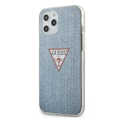 Pouzdro Guess Jeans Collection pro iPhone 12 Pro Max - modré