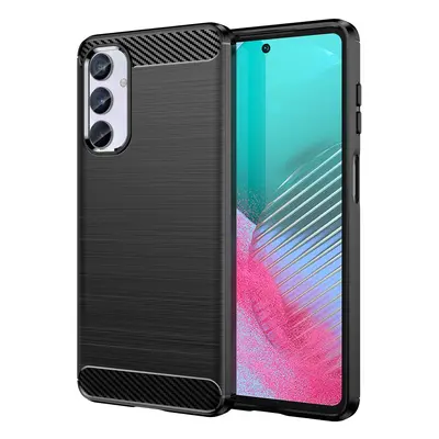 Flexibilní pouzdro s karbonovým vzorem pro Samsung Galaxy M54 Carbon Case - černé