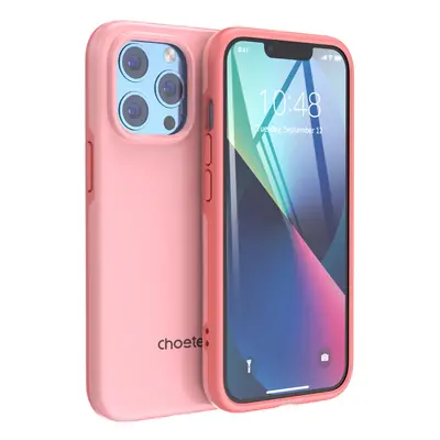 Choetech MFM pouzdro proti pádu Made For MagSafe pro iPhone 13 Pro růžové (PC0113-MFM-PK)