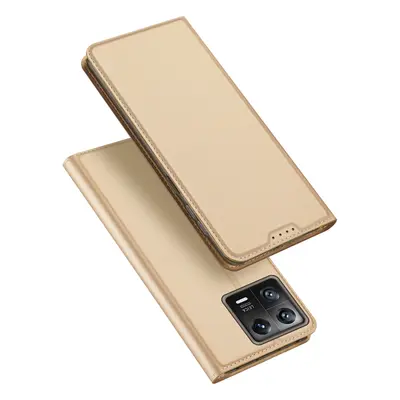 Dux Ducis Skin Pro Xiaomi 13 pouzdro flip cover card wallet stand gold