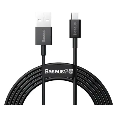 Kabel USB na micro USB Baseus Superior Series, 2A, 2 m (černý)