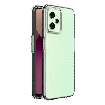 Spring Case Silikonové pouzdro Realme C35 s rámečkem černé